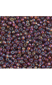 Miyuki rocailles Perlen 8/0 - Silverlined dark topaz ab 8-1005